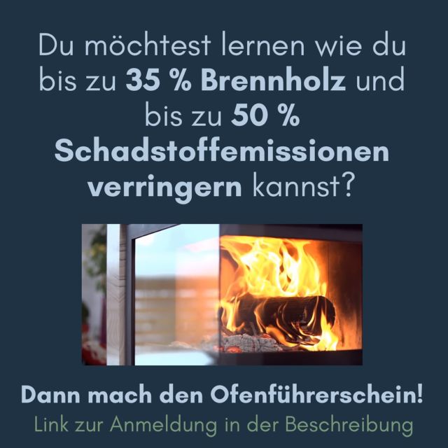 Du möchtest lernen, wie du mit deinem Kaminofen effizient, kostengünstig und nachhaltig heizen kannst?Dann mache den kostenlosen Ofenführerschein der Ofenakademie Landkreis Ebersberg!Link zur Anmeldung:https://www.ofenakademie.de/kreis-ebersberg/ #grafinggoesgreen #umweltschutz #ofenführerschein